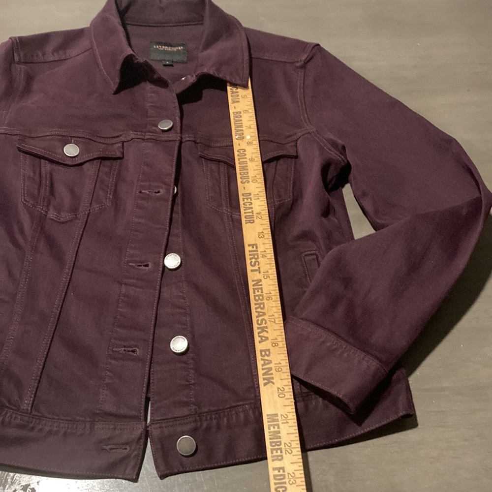 Liverpool Dark purple denim jacket S - Picture 10 of 11